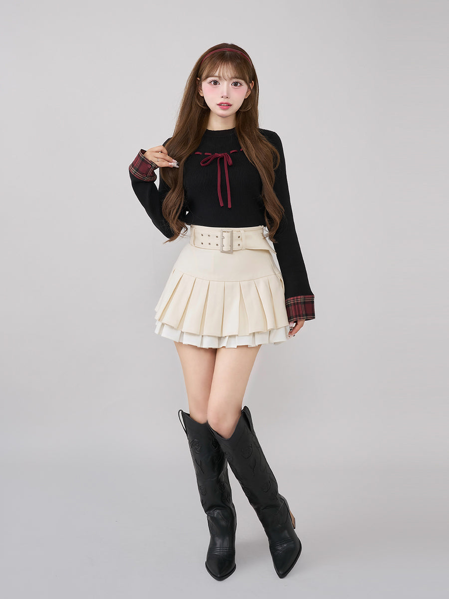 モデル:158cm(着用サイズ:S 着用カラー:IVO)