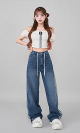 モデル:158cm(着用サイズ:FREE 着用カラー:WHT)