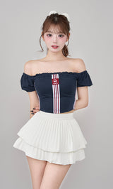 モデル:158cm(着用サイズ:FREE 着用カラー:NVY)