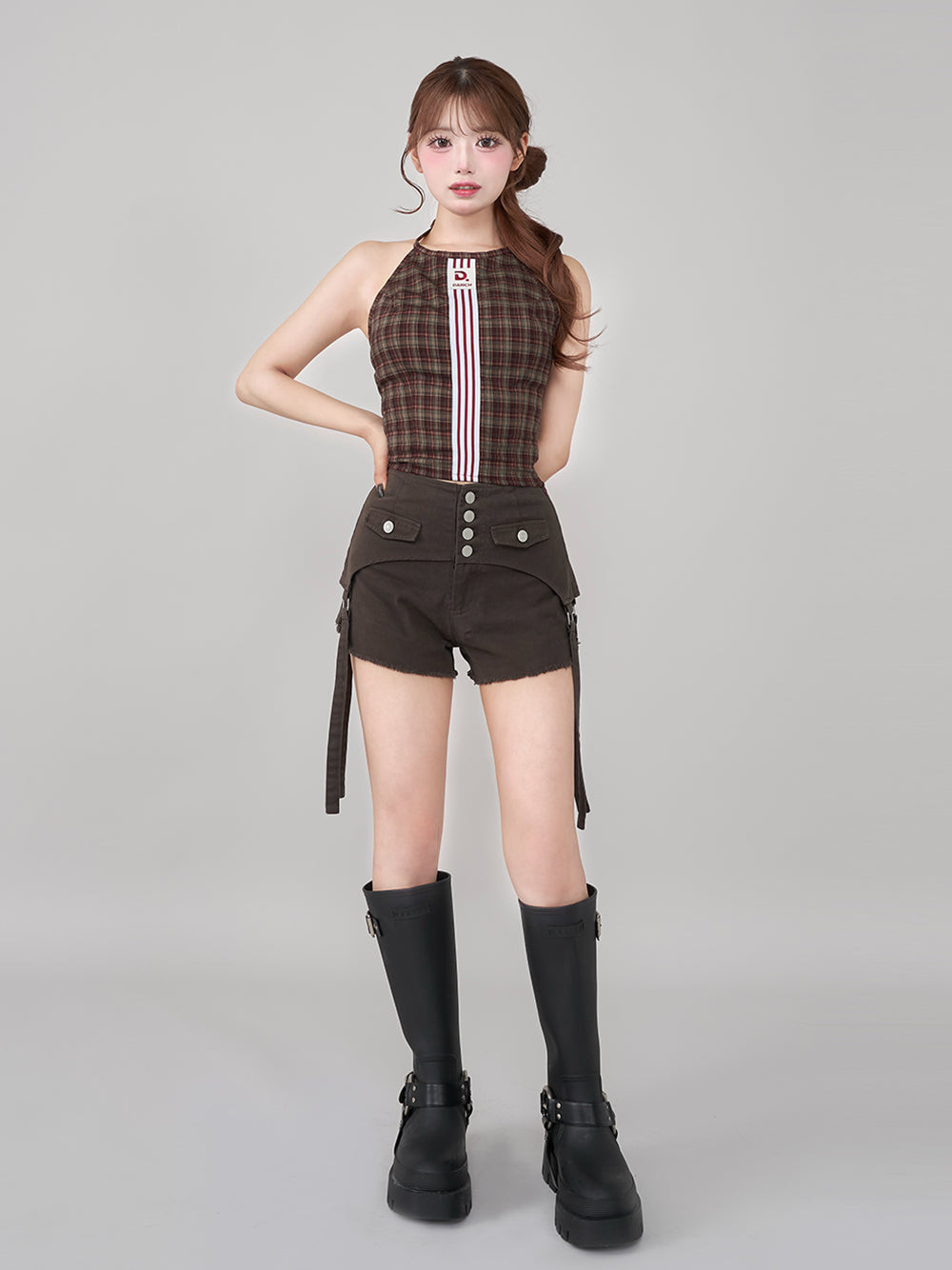 モデル:158cm(着用サイズ:S 着用カラー:C-GRY)