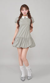 モデル:158cm(着用サイズ:FREE 着用カラー:GRY)