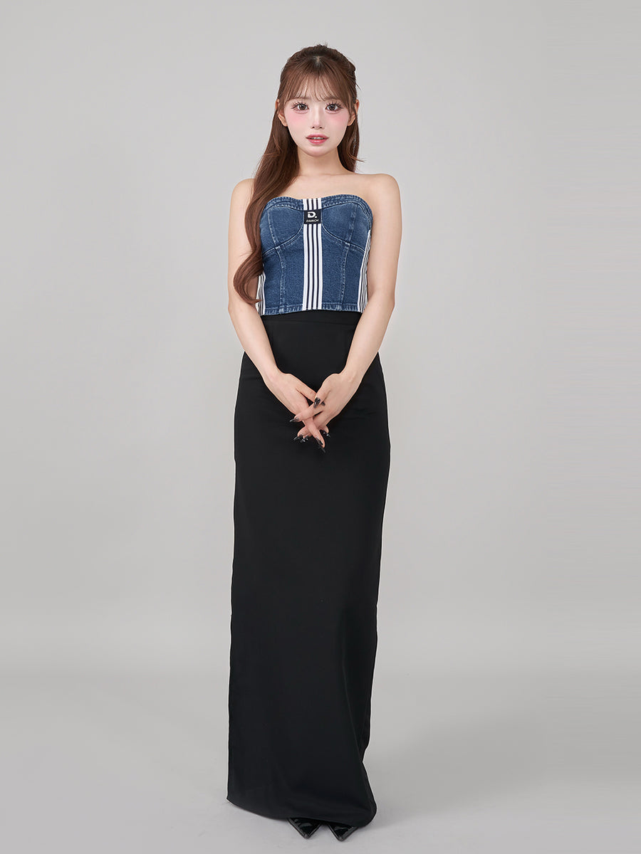 モデル:158cm(着用サイズ:FREE 着用カラー:BLU)