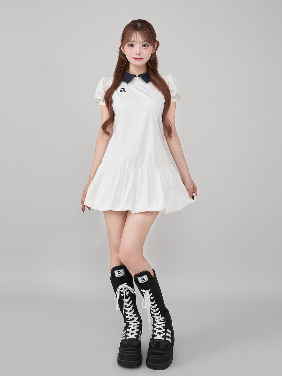 モデル:158cm(着用サイズ:FREE 着用カラー:WHT)