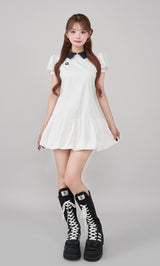 モデル:158cm(着用サイズ:FREE 着用カラー:WHT)
