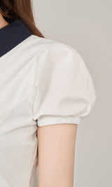 モデル:158cm(着用サイズ:FREE 着用カラー:WHT)