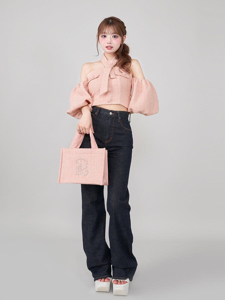 モデル:158cm(着用サイズ:FREE 着用カラー:PNK)