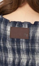 モデル:158cm(着用サイズ:FREE 着用カラー:NVY)