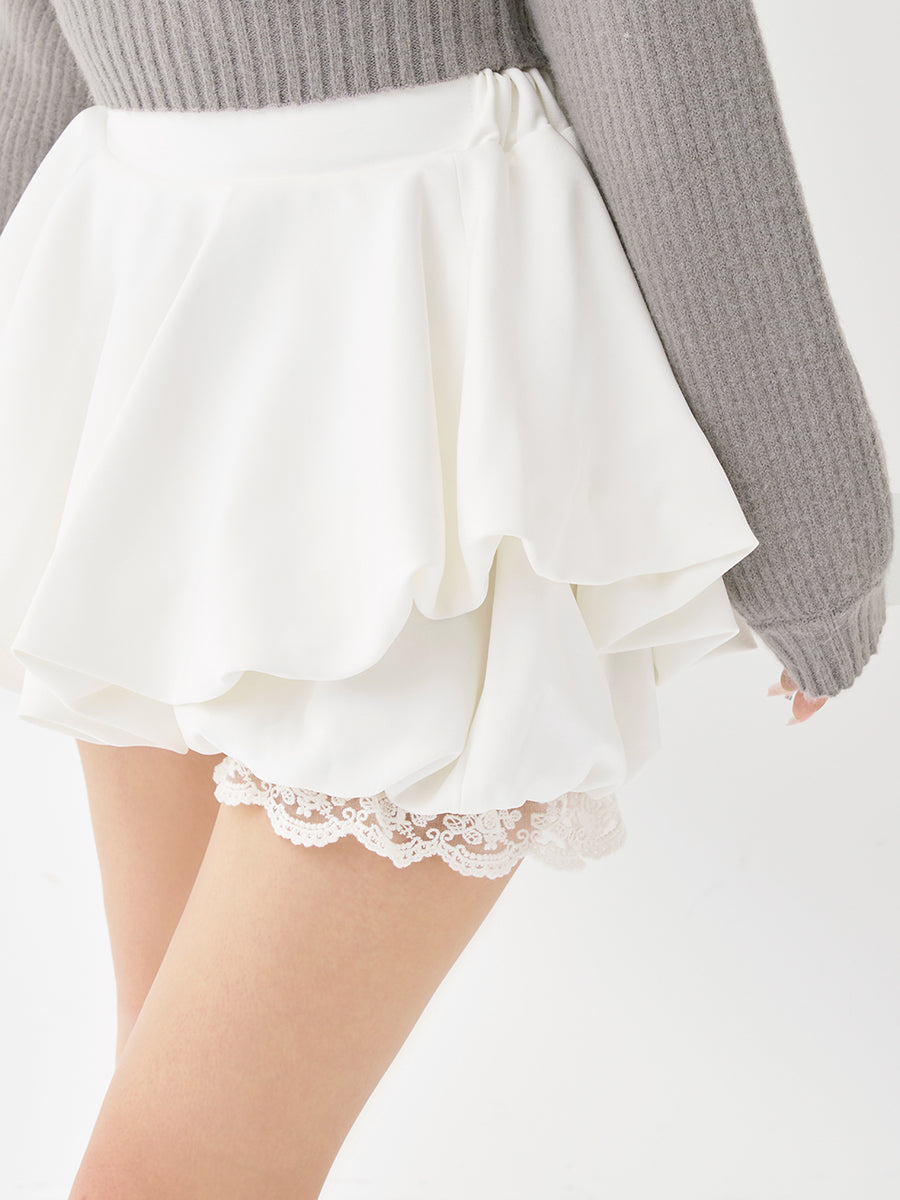 モデル:158cm(着用サイズ:FREE 着用カラー:WHT)