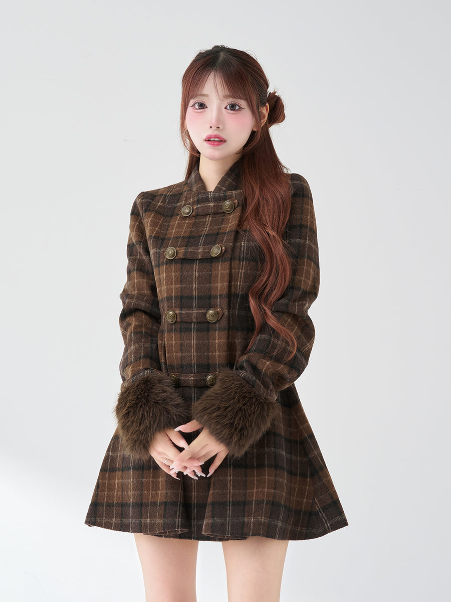 モデル:158cm(着用サイズ:FREE 着用カラー:BRN)