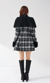 モデル:158cm(着用サイズ:FREE 着用カラー:BLK)