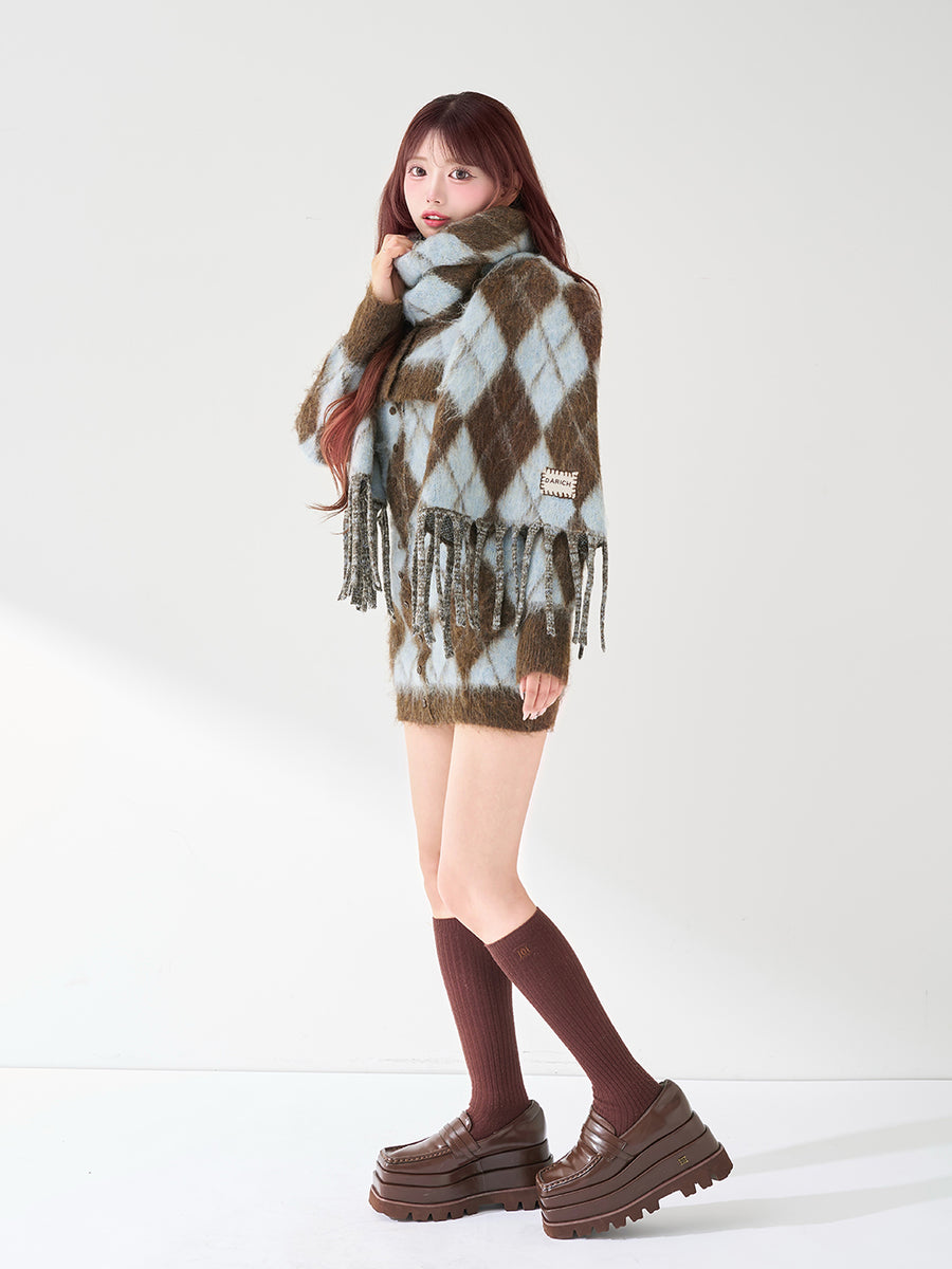 モデル:158cm(着用サイズ:FREE 着用カラー:SAX)