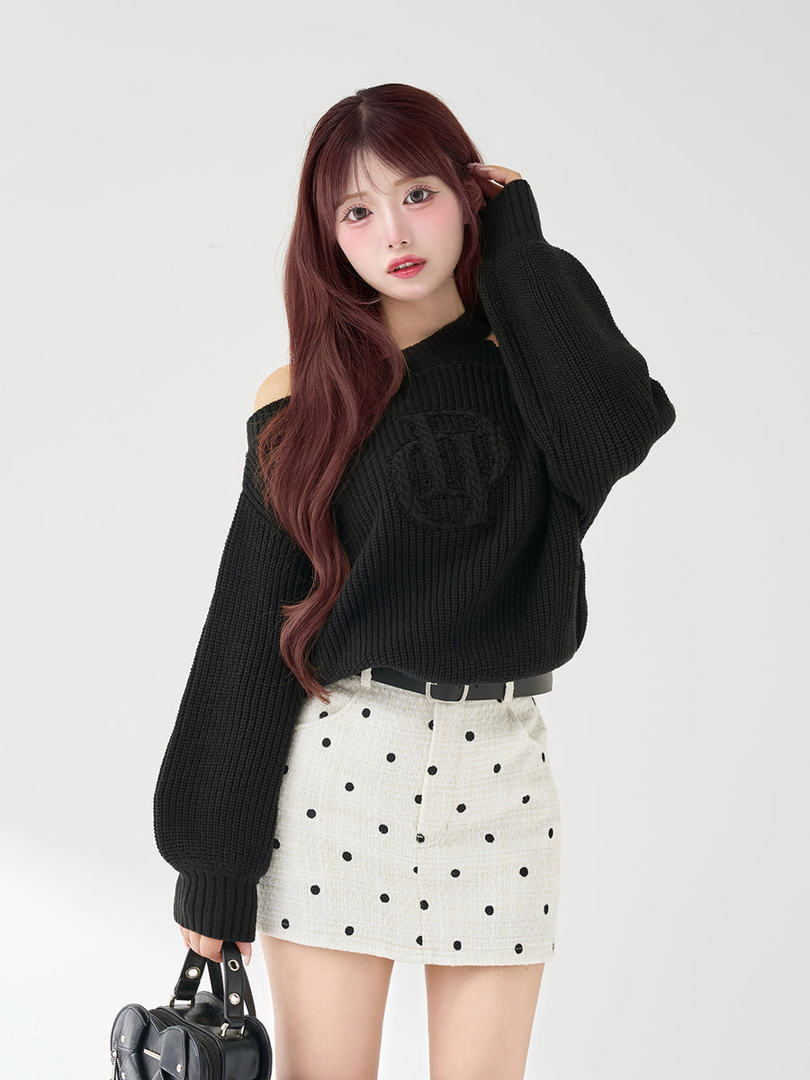 モデル:158cm(着用サイズ:FREE 着用カラー:BLK)