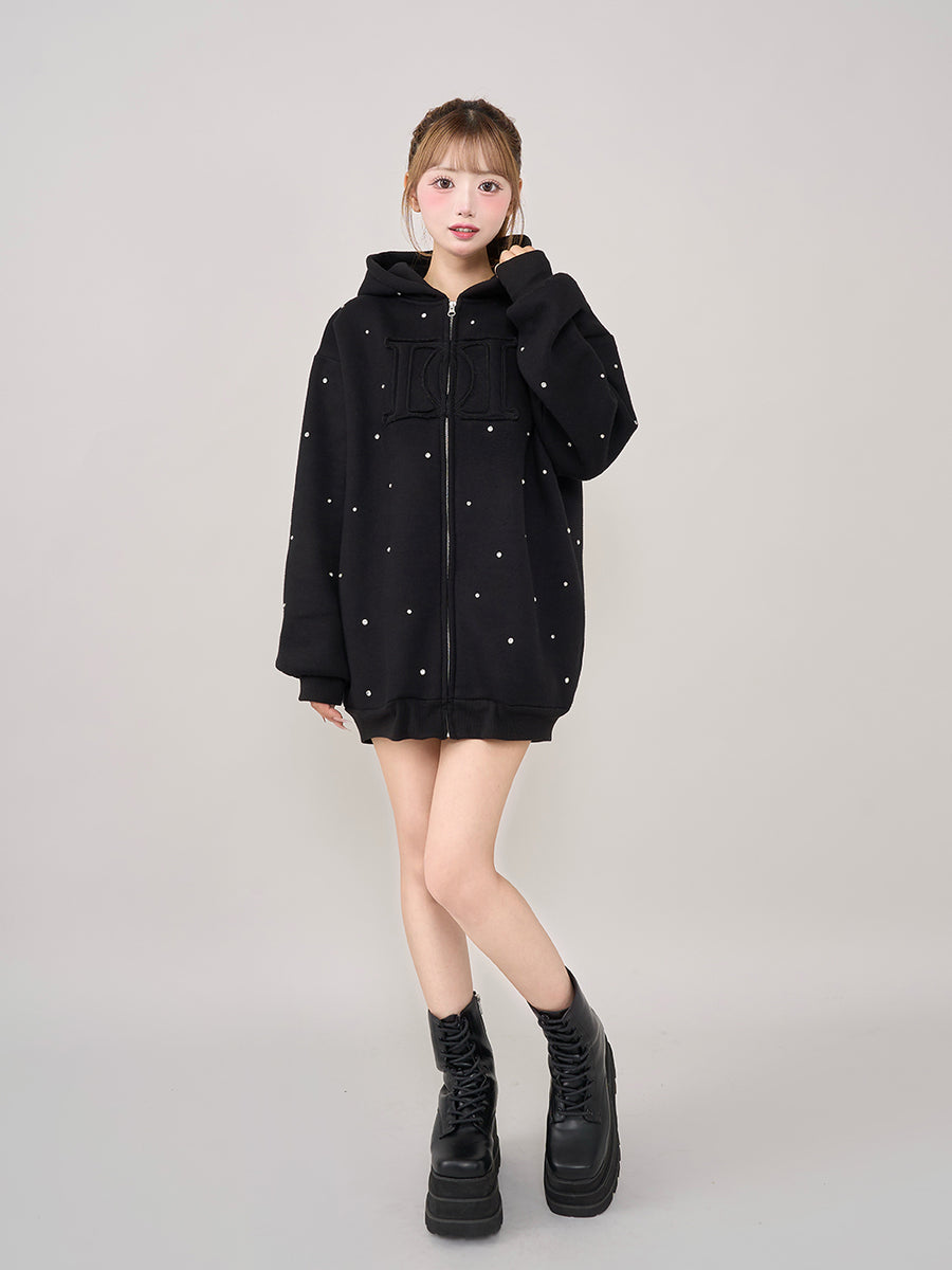 モデル:158cm(着用サイズ:FREE 着用カラー:BLK)