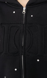モデル:158cm(着用サイズ:FREE 着用カラー:BLK)