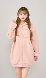 モデル:158cm(着用サイズ:FREE 着用カラー:PNK)