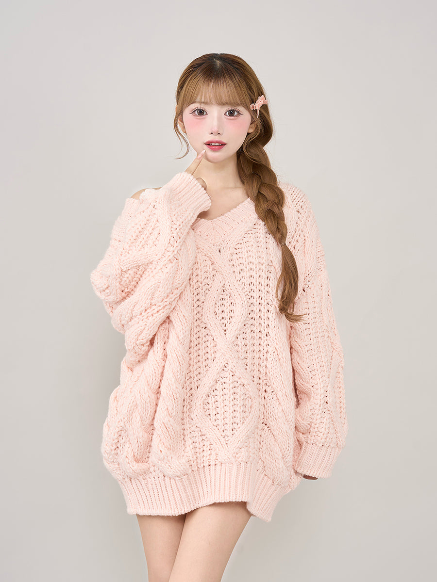 モデル:158cm(着用サイズ:FREE 着用カラー:PNK)