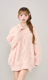 モデル:158cm(着用サイズ:FREE 着用カラー:PNK)