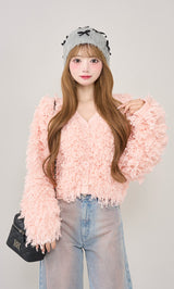 モデル:158cm(着用サイズ:FREE 着用カラー:PNK)