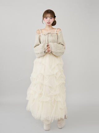 モデル:158cm(着用サイズ:FREE 着用カラー:IVO)