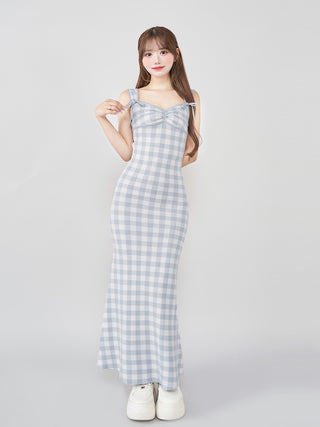モデル:158cm(着用サイズ:FREE 着用カラー:SAX)
