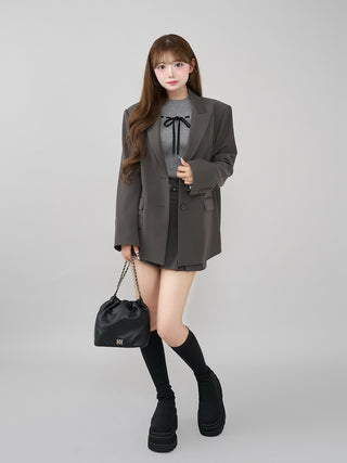 モデル:158cm(着用サイズ:S 着用カラー:C-GRY)