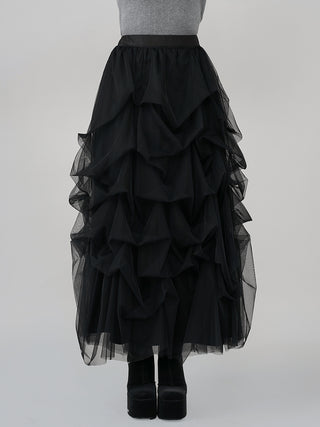 モデル:158cm(着用サイズ:FREE 着用カラー:BLK)
