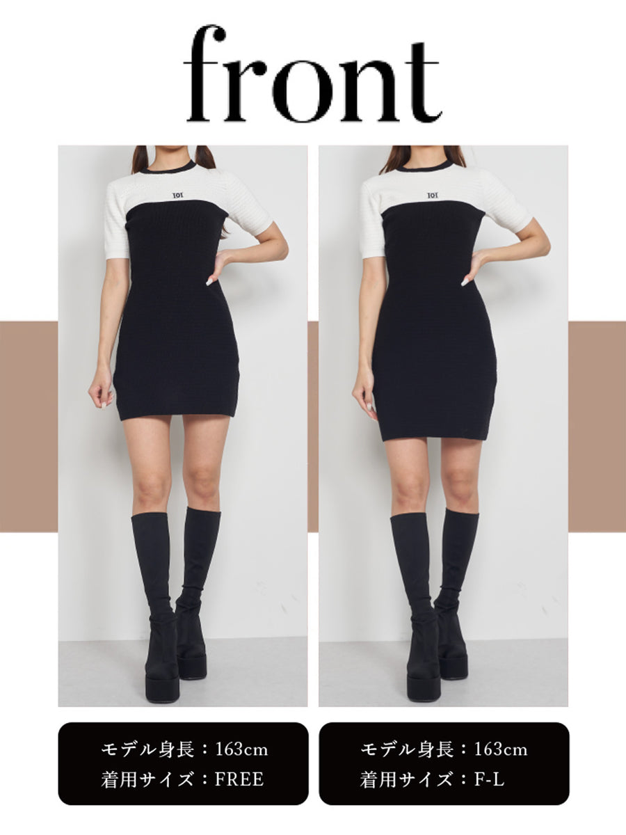 モデル:163cm(着用サイズ:FREE/F-L 着用カラー:BLK)