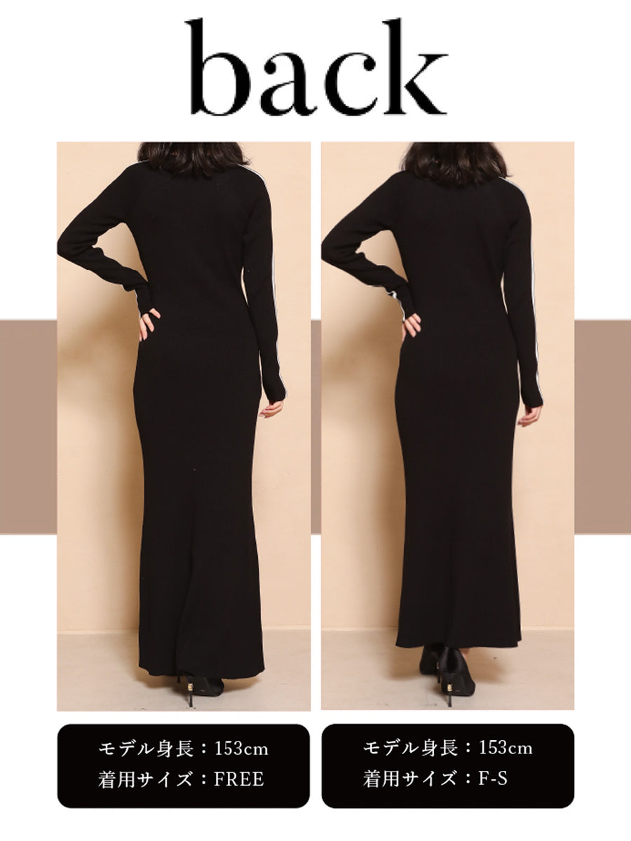 モデル:153cm(着用サイズ:F-S/FREE 着用カラー:BLK)
