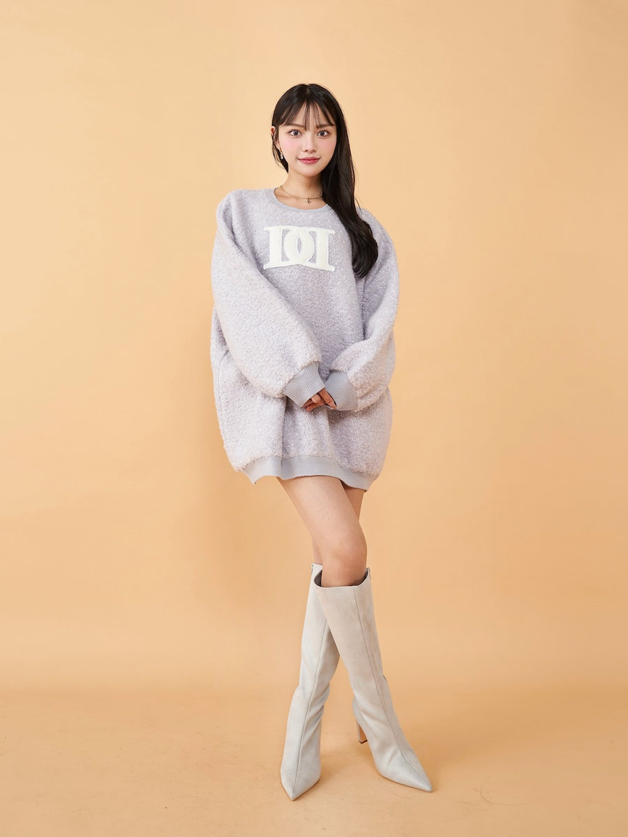 モデル:163cm(着用サイズ:FREE 着用カラー:PUR)