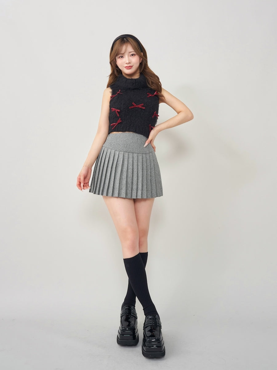 モデル:158cm(着用サイズ:FREE 着用カラー:GRY)