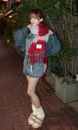 モデル:160cm(着用サイズ:FREE 着用カラー:BLU)