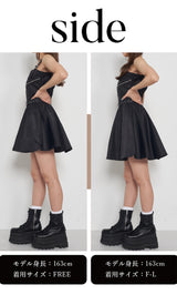 モデル:163cm(着用サイズ:FREE/F-L 着用カラー:BLK)