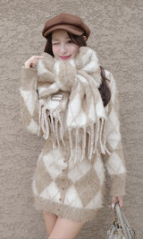 モデル:156cm(着用サイズ:FREE 着用カラー:BEG)