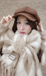 モデル:156cm(着用サイズ:FREE 着用カラー:BEG)