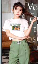 モデル:160cm(着用サイズ:FREE 着用カラー:WHT)