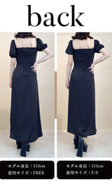 モデル:153cm(着用サイズ:F-S/FREE 着用カラー:BLK)