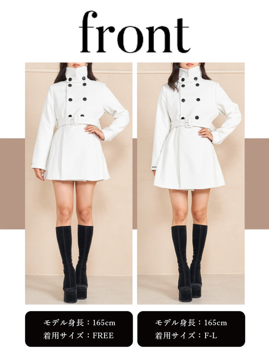 モデル:165cm(着用サイズ:FREE/F-L 着用カラー:WHT)
