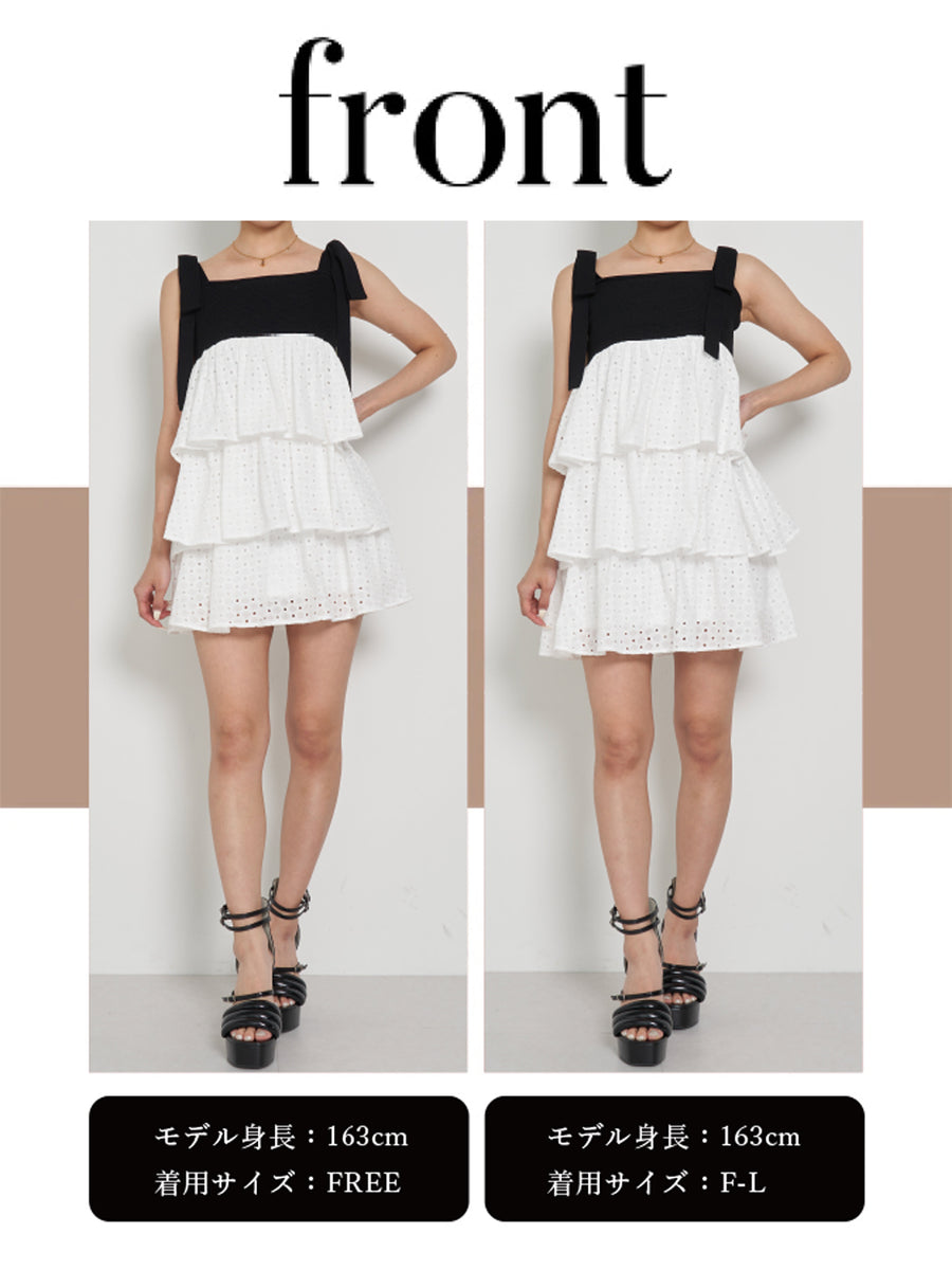 モデル:163cm(着用サイズ:FREE/F-L 着用カラー:BLK)