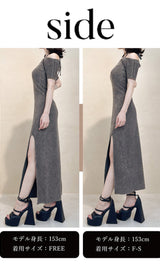 モデル:153cm(着用サイズ:F-S/FREE 着用カラー:C-GRY)