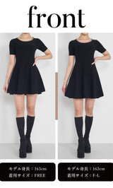 モデル:163cm(着用サイズ:FREE/F-L 着用カラー:BLK)