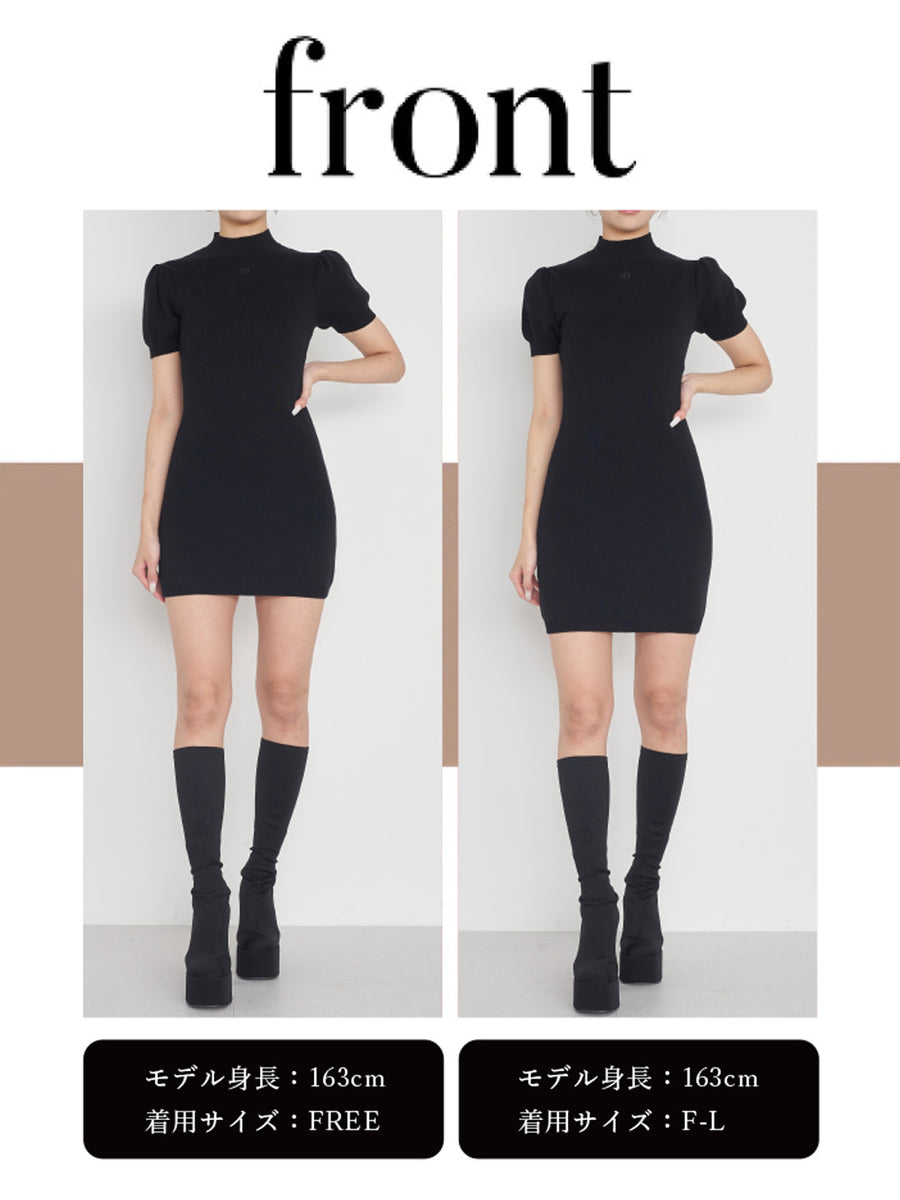 モデル:163cm(着用サイズ:FREE/F-L 着用カラー:BLK)