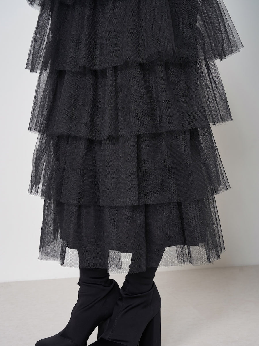 モデル:163cm(着用サイズ:S 着用カラー:BLK)