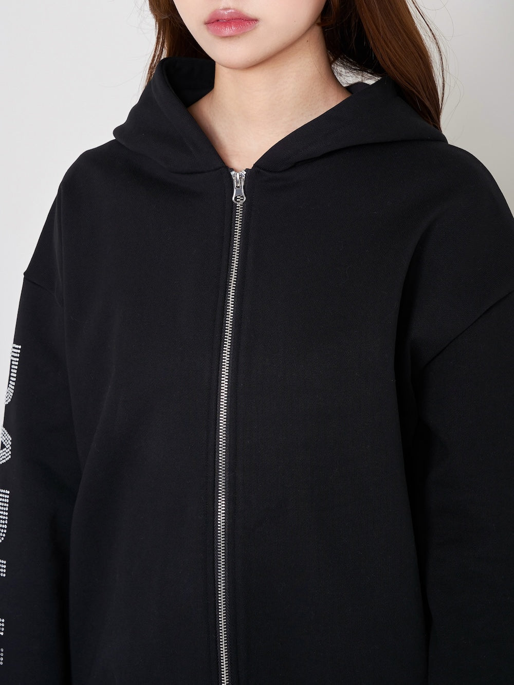モデル:163cm(着用サイズ:FREE 着用カラー:BLK)