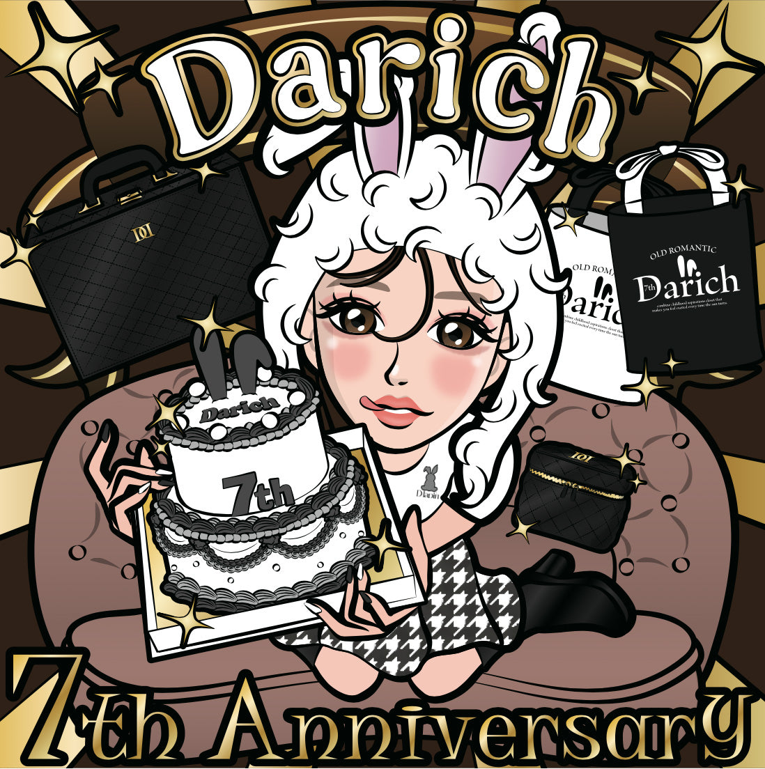 novelty】Darich7周年限定シール – Darich (ダーリッチ)