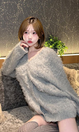モデル:164cm(着用サイズ:FREE 着用カラー:GRY)