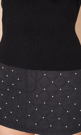 モデル:163cm(着用サイズ:FREE 着用カラー:BLK)