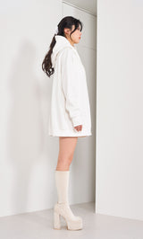 モデル:164cm(着用サイズ:FREE 着用カラー:WHT)