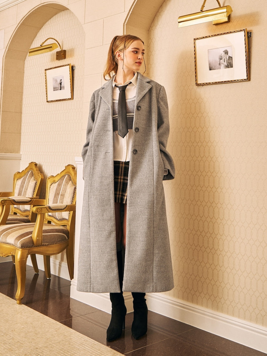 モデル:173cm(着用サイズ:FREE 着用カラー:GRY)