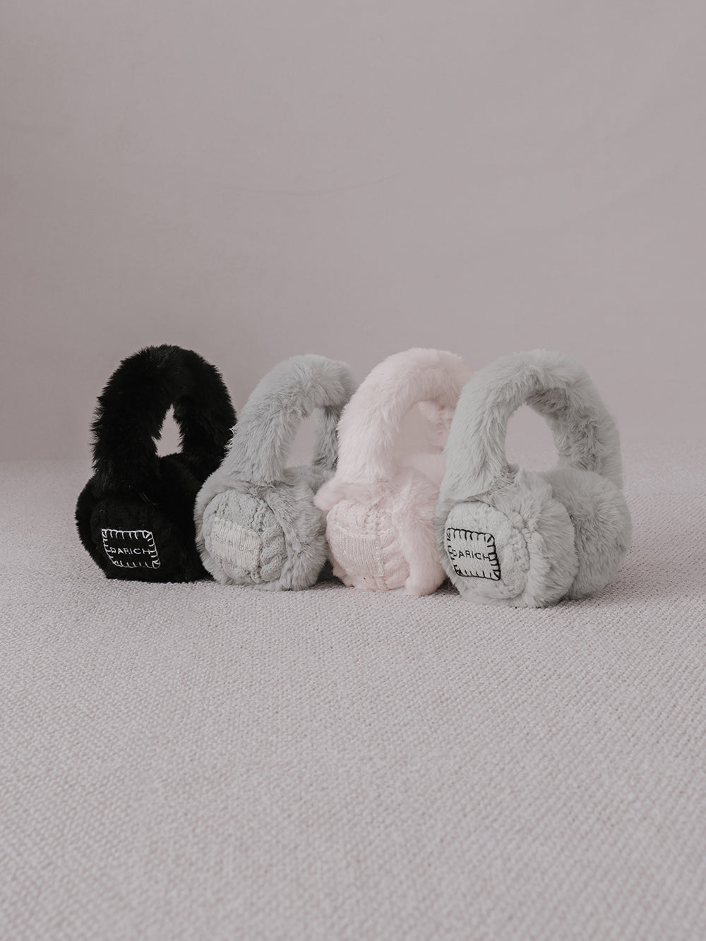 サイズ:FREE カラー:IVO/B-PNK/GRY/BLK