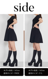 モデル:163cm(着用サイズ:FREE/F-L 着用カラー:BLK)